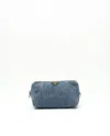Prada Denim Toiletry Pouch