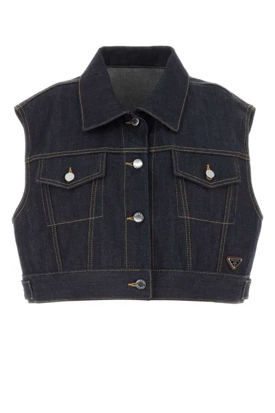 PRADA DENIM VEST