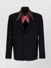 Prada Two-button Blazer In Black