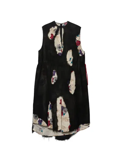 PRADA DEVORÉ GEORGETTE DRESS