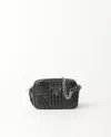 Prada Diagramme Crossbody Bag In Black