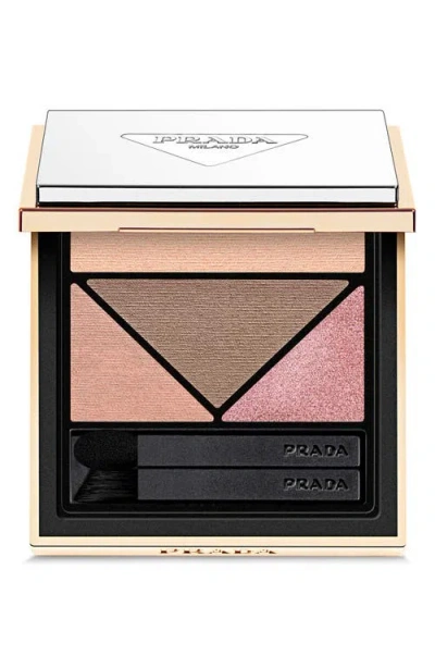 Prada Dimensions Multi-effect Refillable Eyeshadow Palette In 07 Peony