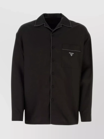 PRADA DISTINCTIVE DESIGN SILK SHIRT