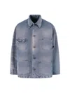 Prada Jacke Im Distressed-look