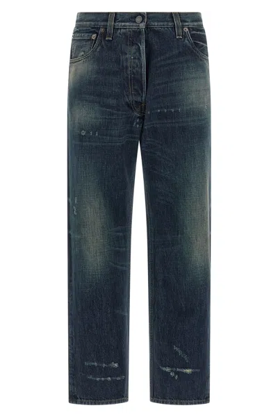 Prada Distressed Jeans In Blue