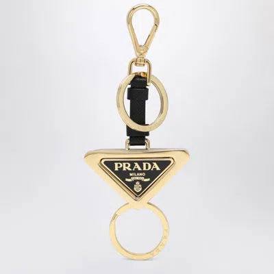 PRADA PRADA DIVISIBLE BLACK KEY RING