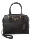 Prada Logo Saffiano Leather Satchel