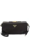 Prada Dnu Inv  Re-edition Chaine Nylon & Leather Shoulder Bag