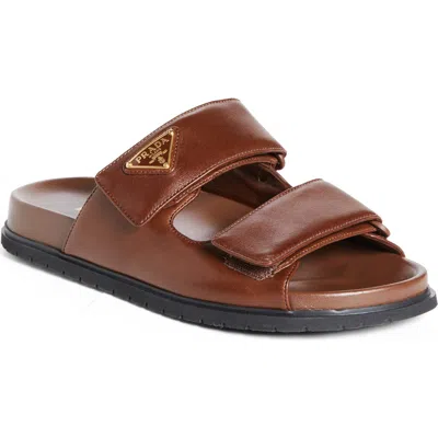 Prada Double Band Slide Sandal