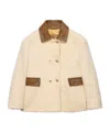 Prada Double-breasted Aspen Jacket In White
