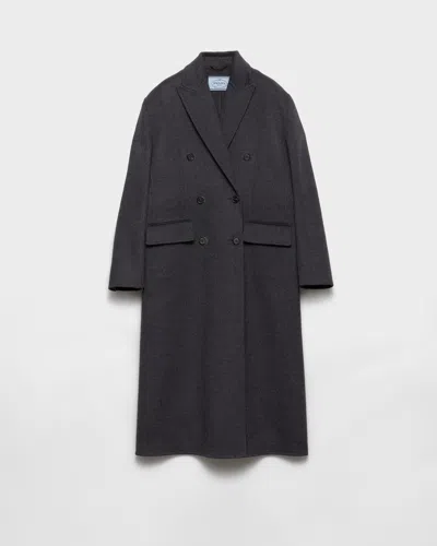 PRADA DOPPELREIHIGER MANTEL AUS DOPPEL-KASCHMIRWOLLE