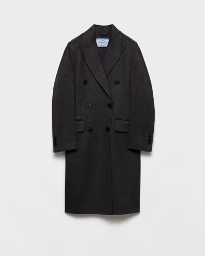 PRADA DOPPELREIHIGER MANTEL AUS DOPPEL-KASCHMIRWOLLE