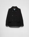 Prada Tailored Double-breast Wool Jacket In Black