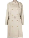 Prada Klassischer Trenchcoat In Neutrals