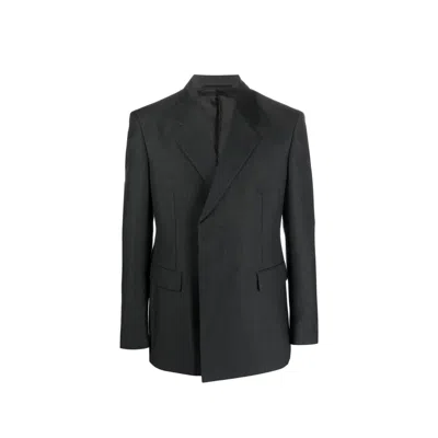 PRADA PRADA DOUBLE-BREASTED WOOL JACKET