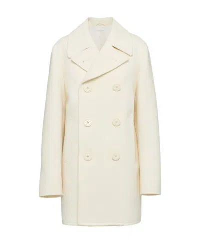 PRADA PRADA DOUBLE-BREASTED LONG-SLEEVED COAT