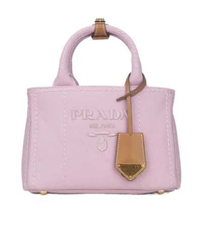Prada Double-handle Handbag In Pink