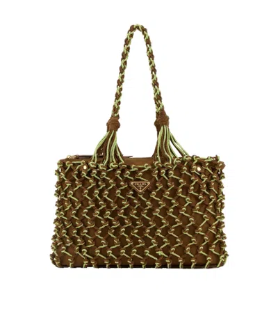 PRADA DOUBLE HANDLE TOTE BAG