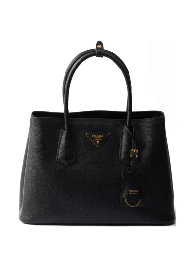 PRADA DOUBLE MEDIUM SAFFIANO LEATHER BAG