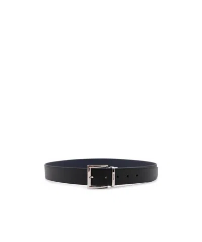 Prada Double-sided Belt In Black