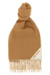 Prada Double-sided Scarf In Brown