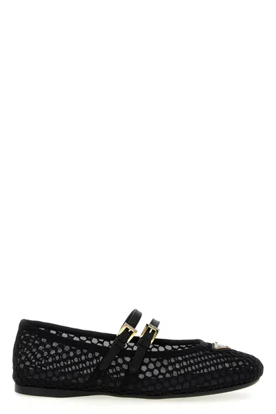 PRADA PRADA DOUBLE STRAP BALLET FLATS