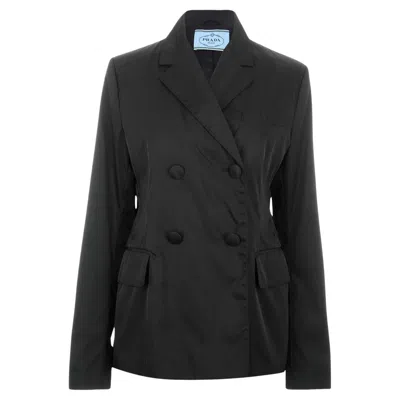 Pre-owned Prada Double-breasted Blazer In Black