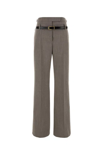 Prada Dove Gray Wool Blend Pant