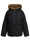 Prada Long-sleeved Hooded Cotton Coat