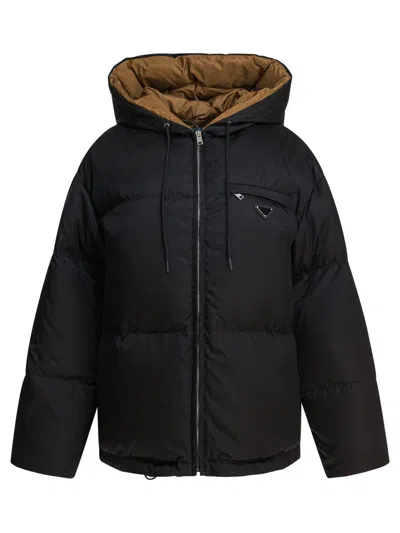 Prada Down Coat With Zip