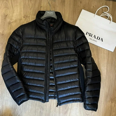 Pre-owned Prada Down Jacket In Black
