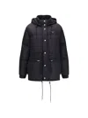 Prada Down Jacket In Re-nylon In Black