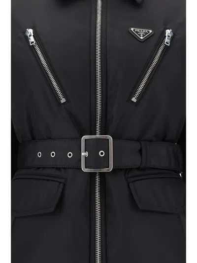 Prada Down Jackets In Black