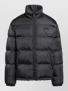 Prada Down Puffer Jacket In Blue