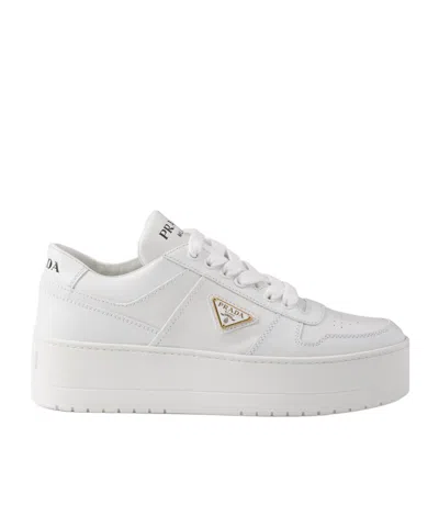 PRADA PRADA DOWNTOWN ROUND-TOE SNEAKERS