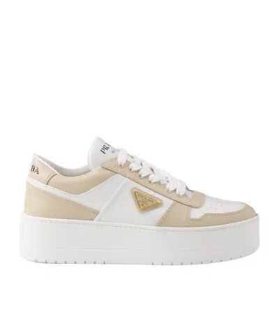 PRADA PRADA DOWNTOWN BOLD LACE-UP SNEAKERS