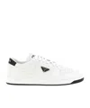 Prada Downtown Leather Low-top Sneakers