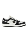 Prada Urban Leather Sneakers Featuring Contrast Panels In Multi