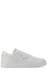 Prada Sneakers Downtown In Pelle Bianca Uomo In White