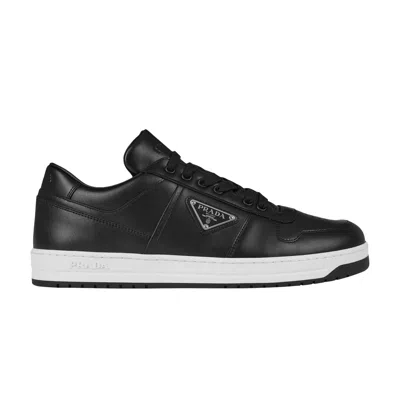 Pre-owned Prada Downtown Leather 'black White'