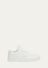 Prada Women's Downtown Patent Leather Sneakers In F0009 Bianco