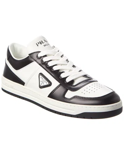 PRADA PRADA DOWNTOWN LEATHER SNEAKER