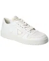 Prada Leather Sneakers In White