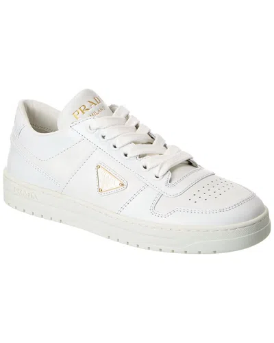 PRADA PRADA DOWNTOWN LEATHER SNEAKER
