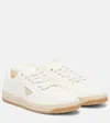 Prada Off White Downtown Lace Up Sneakers