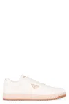 Prada Round Toe Low Top Casual Shoes In White