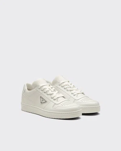 PRADA DOWNTOWN LEATHER SNEAKERS