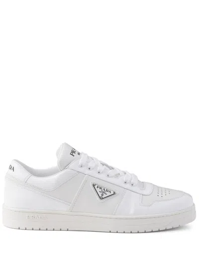 PRADA DOWNTOWN LEATHER SNEAKERS
