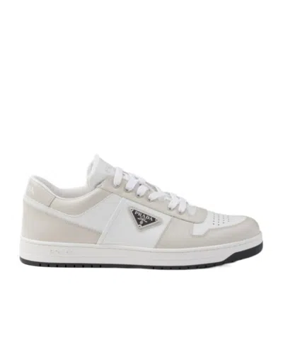 PRADA DOWNTOWN LEATHER SNEAKERS