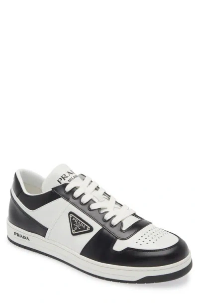 PRADA PRADA DOWNTOWN LOGO LOW TOP SNEAKER